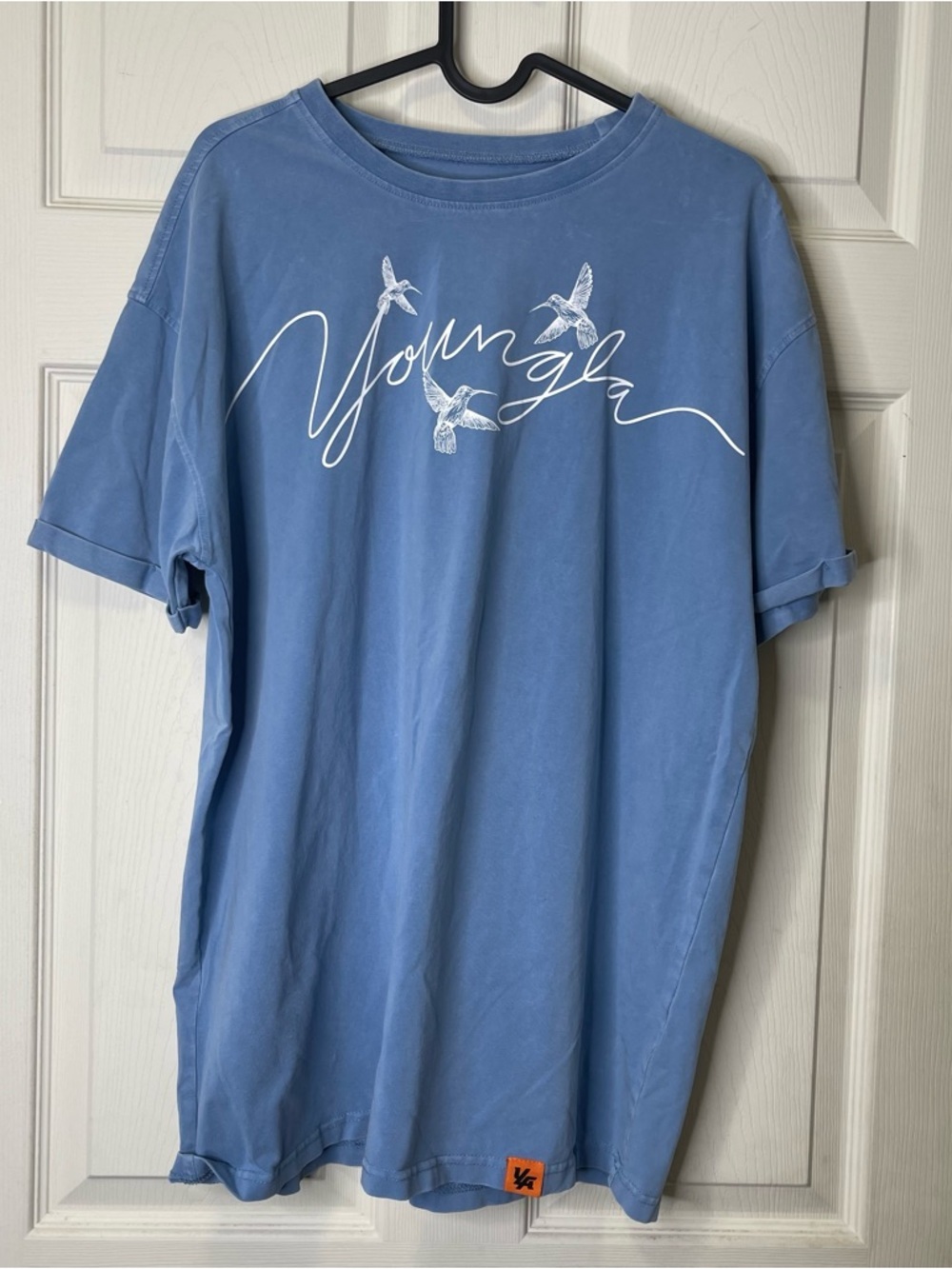 YoungLA 452 the flock tee - Hummingbird Signature Men Short Sleeve Sz Small